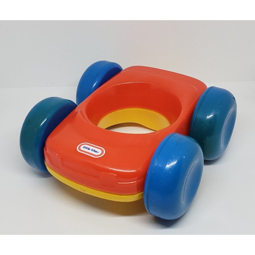 Little Tikes Jumbo Flip Race Car Replacement Part Vintage Red & Yellow